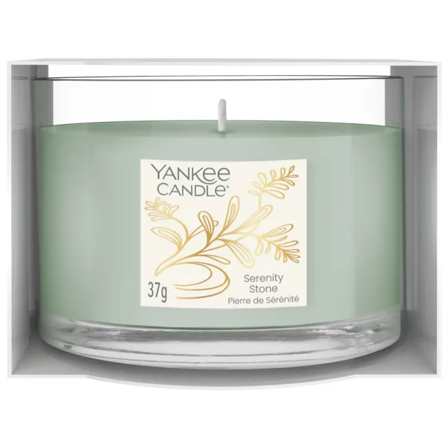 YANKEE CANDLE VOTIVNÍ SVÍČKA PLNĚNÁ VE SKLE SERENITY STONE